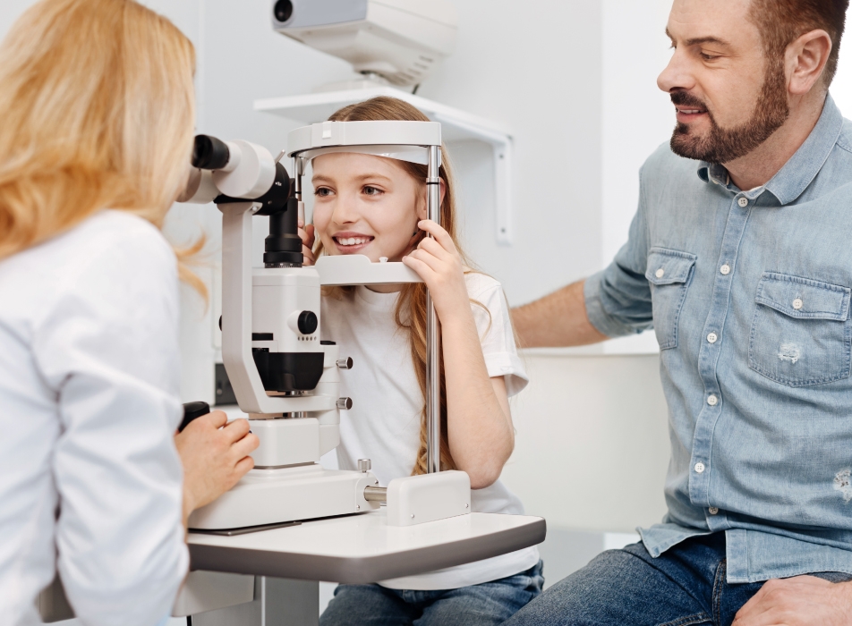 Young eye examination