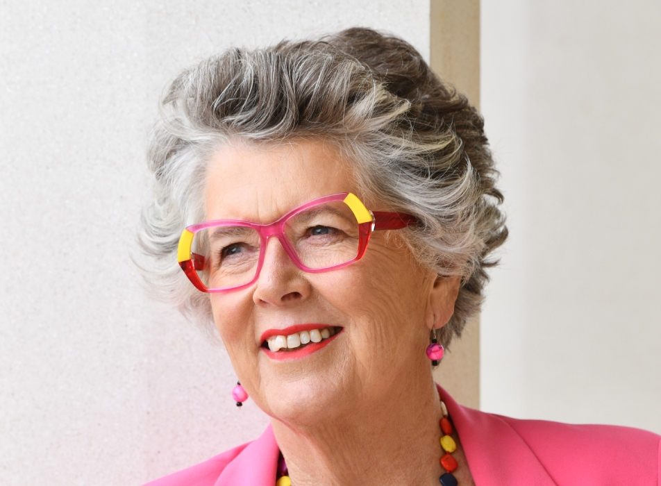 Prue Leith Pink frame