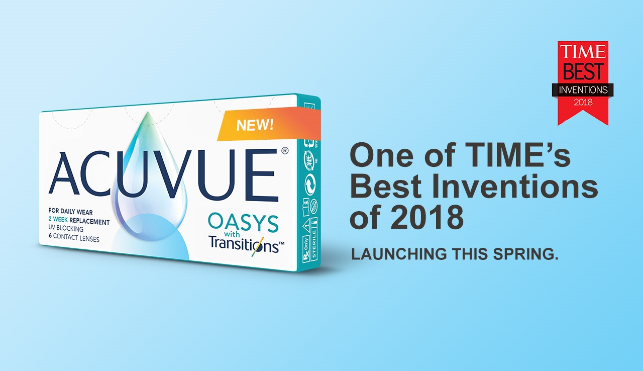 Benjamin Opticians - ACUVUE OASYS Contact Lenses with Transitions